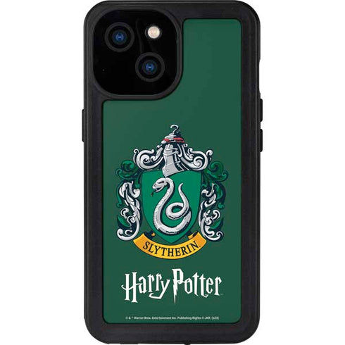 Wizarding World Harry Potter Slytherin House Crest iPhone 15 Waterproof Case